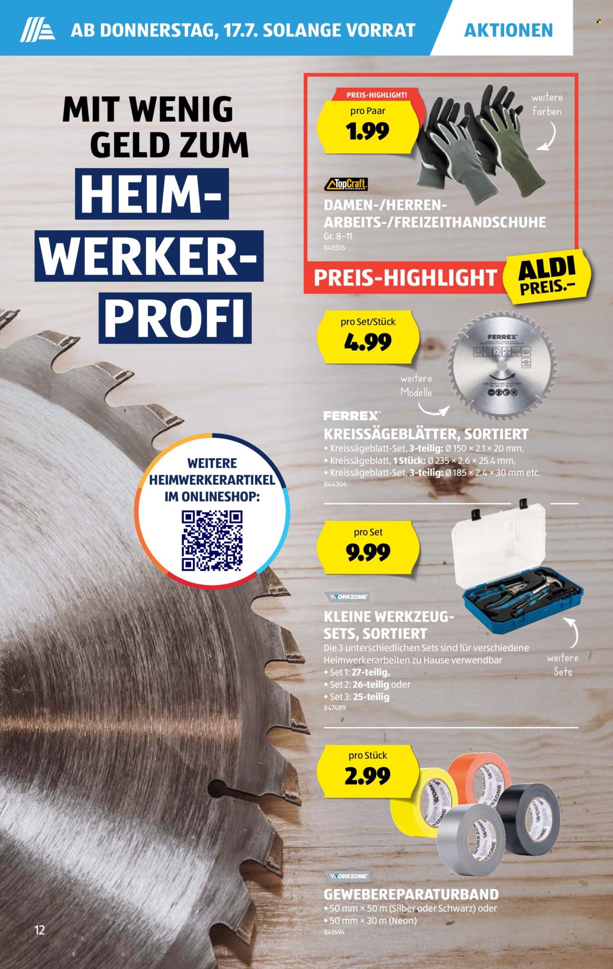 Catalogue Aldi - 17.7.2025 - 23.7.2025. Page 12. Page 12