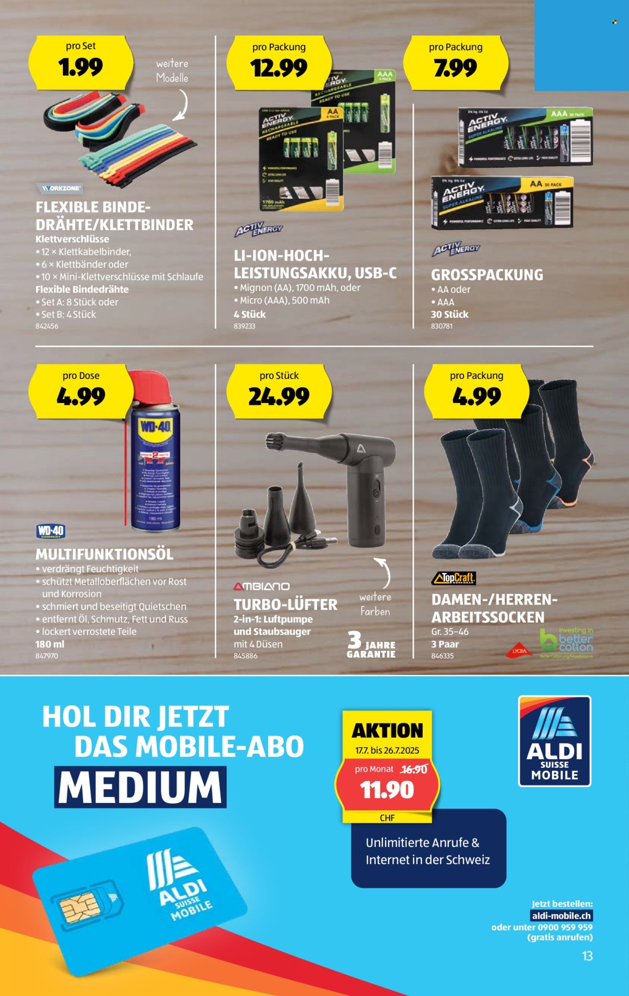 Catalogue Aldi - 17.7.2025 - 23.7.2025. Page 13. Page 13