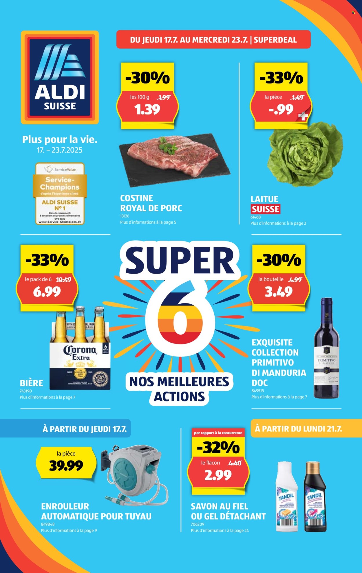 Catalogue Aldi - 17.7.2025 - 23.7.2025. Page 1. Page 1