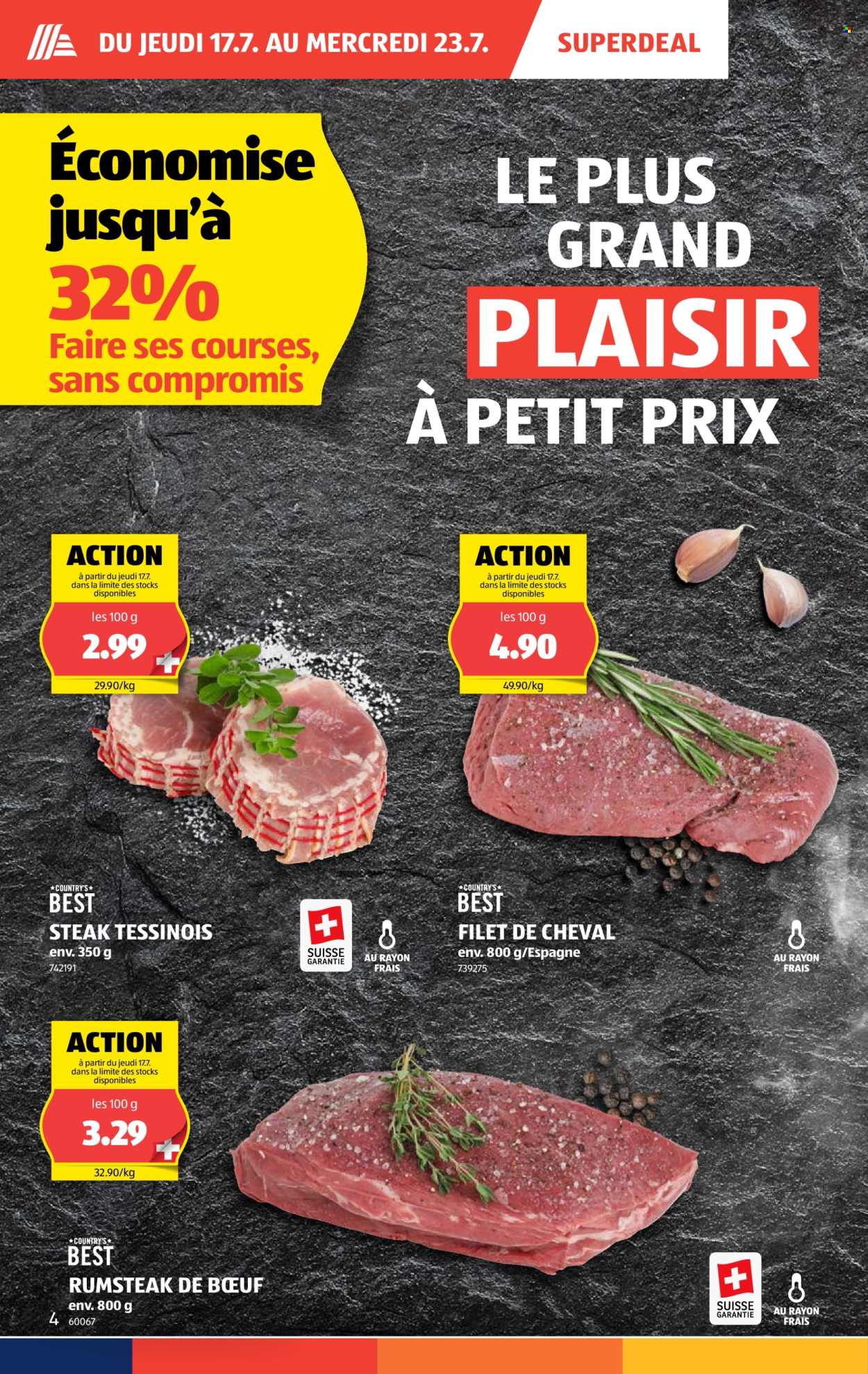 Catalogue Aldi - 17.7.2025 - 23.7.2025. Page 4. Page 4