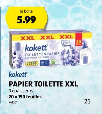 kokett PAPIER TOILETTE XXL
