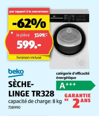 SÈCHE-LINGE TR328