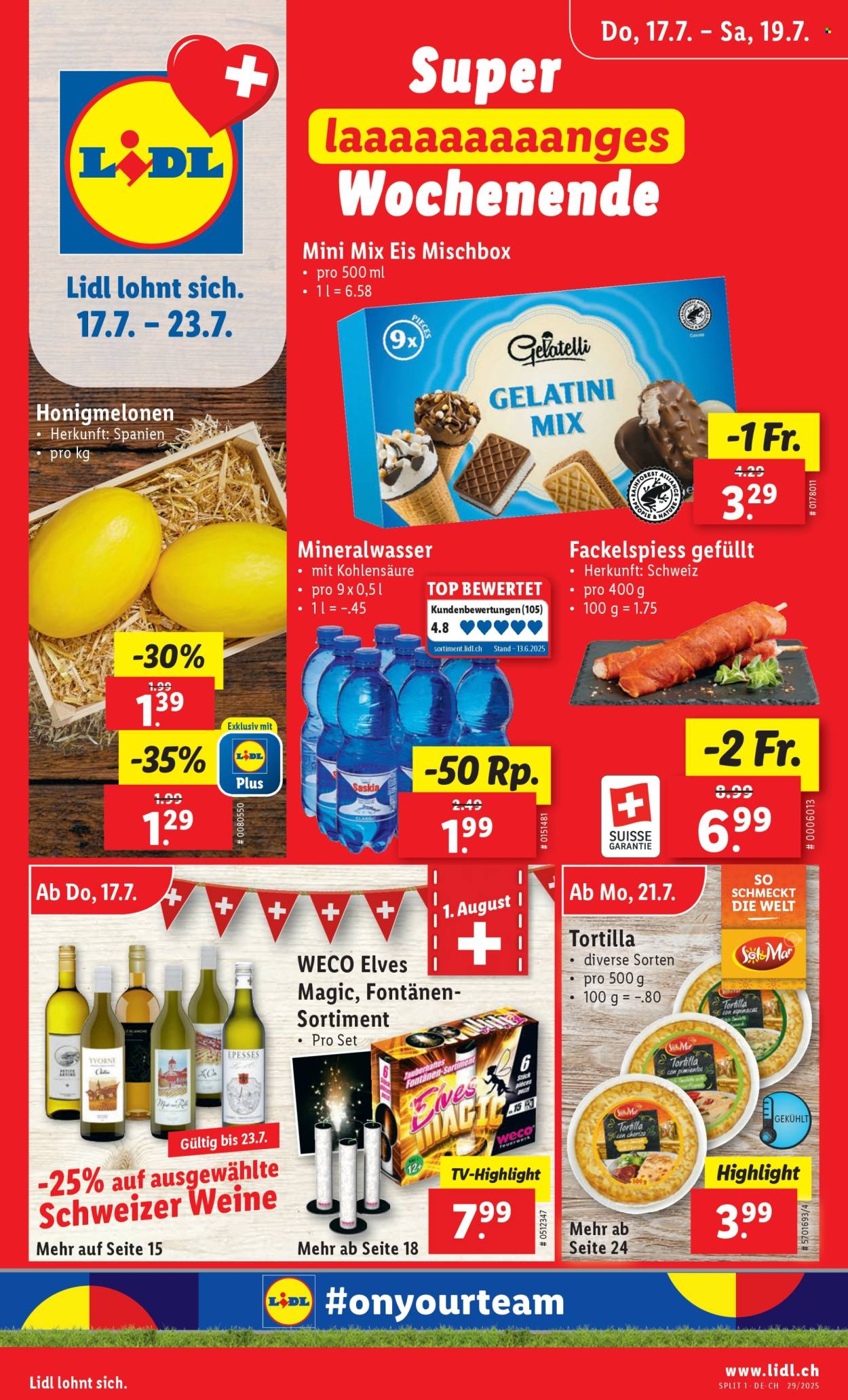 Catalogue Lidl - 17.7.2025 - 23.7.2025. Page 1. Page 1