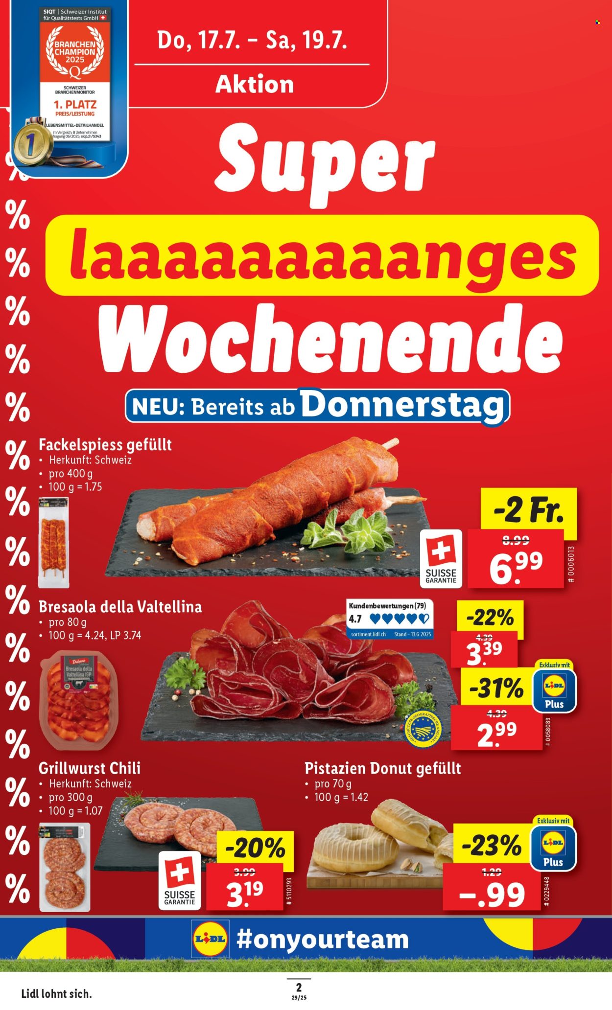Catalogue Lidl - 17.7.2025 - 23.7.2025. Page 2. Page 2