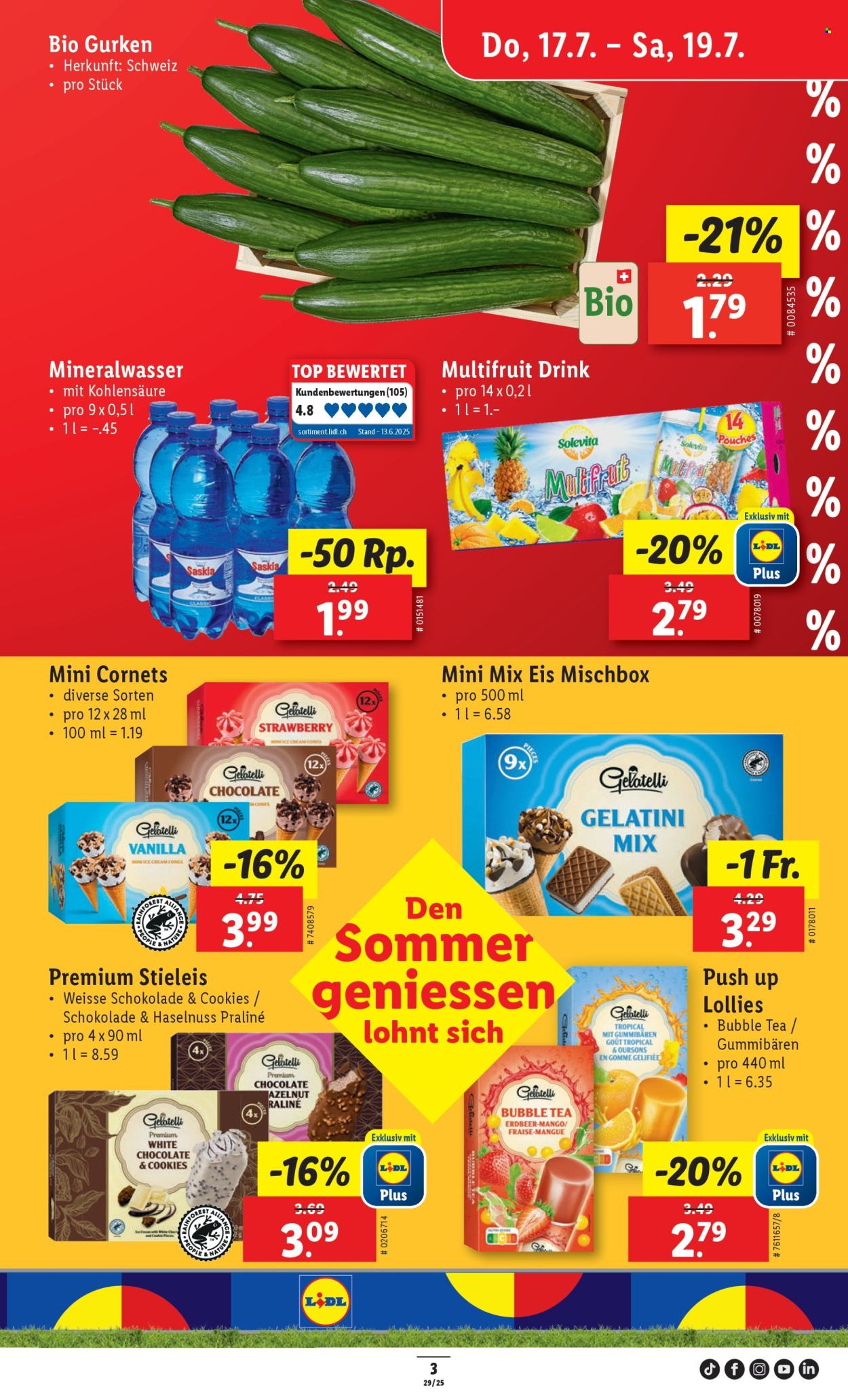 Catalogue Lidl - 17.7.2025 - 23.7.2025. Page 3. Page 3