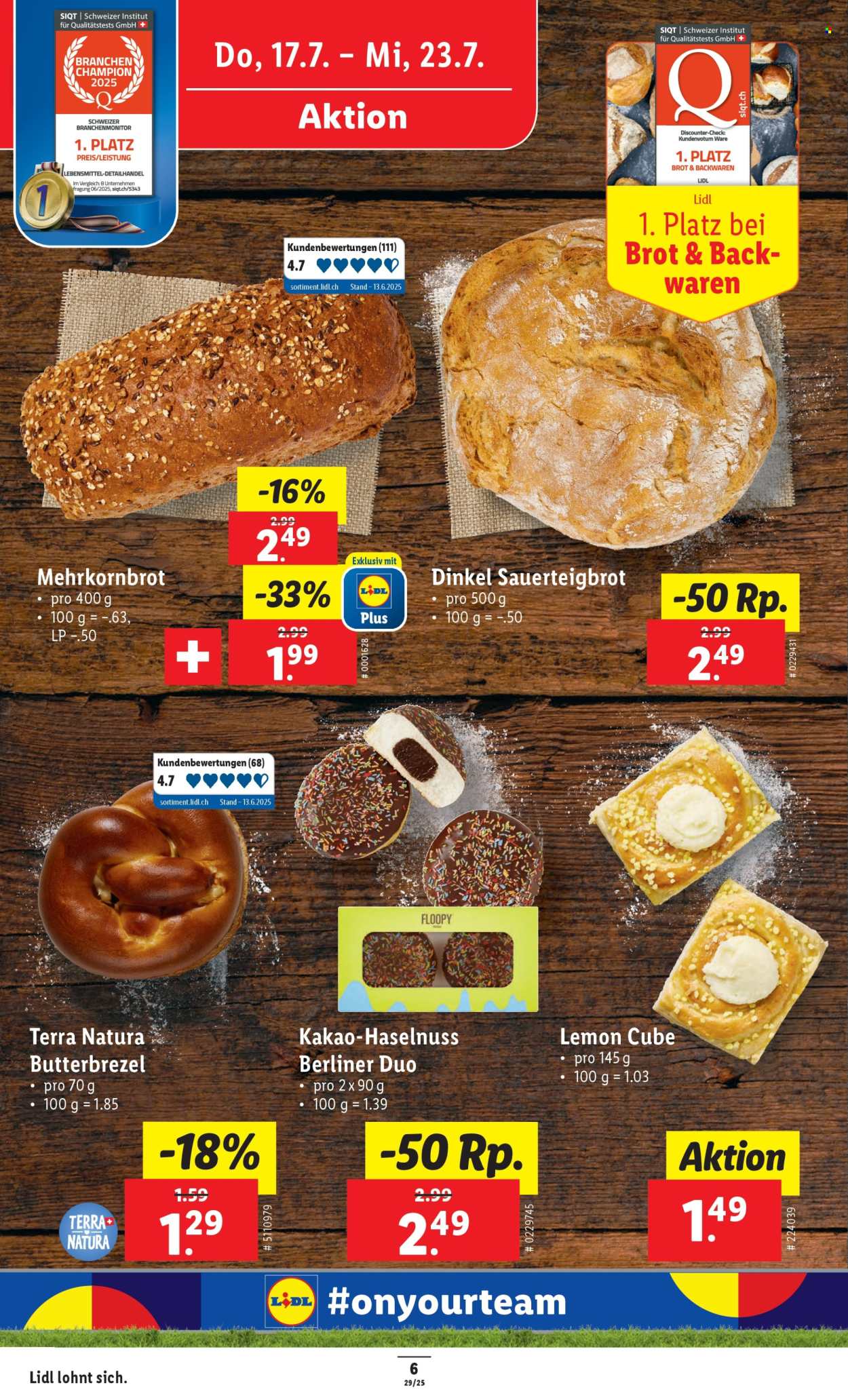 Catalogue Lidl - 17.7.2025 - 23.7.2025. Page 6. Page 6