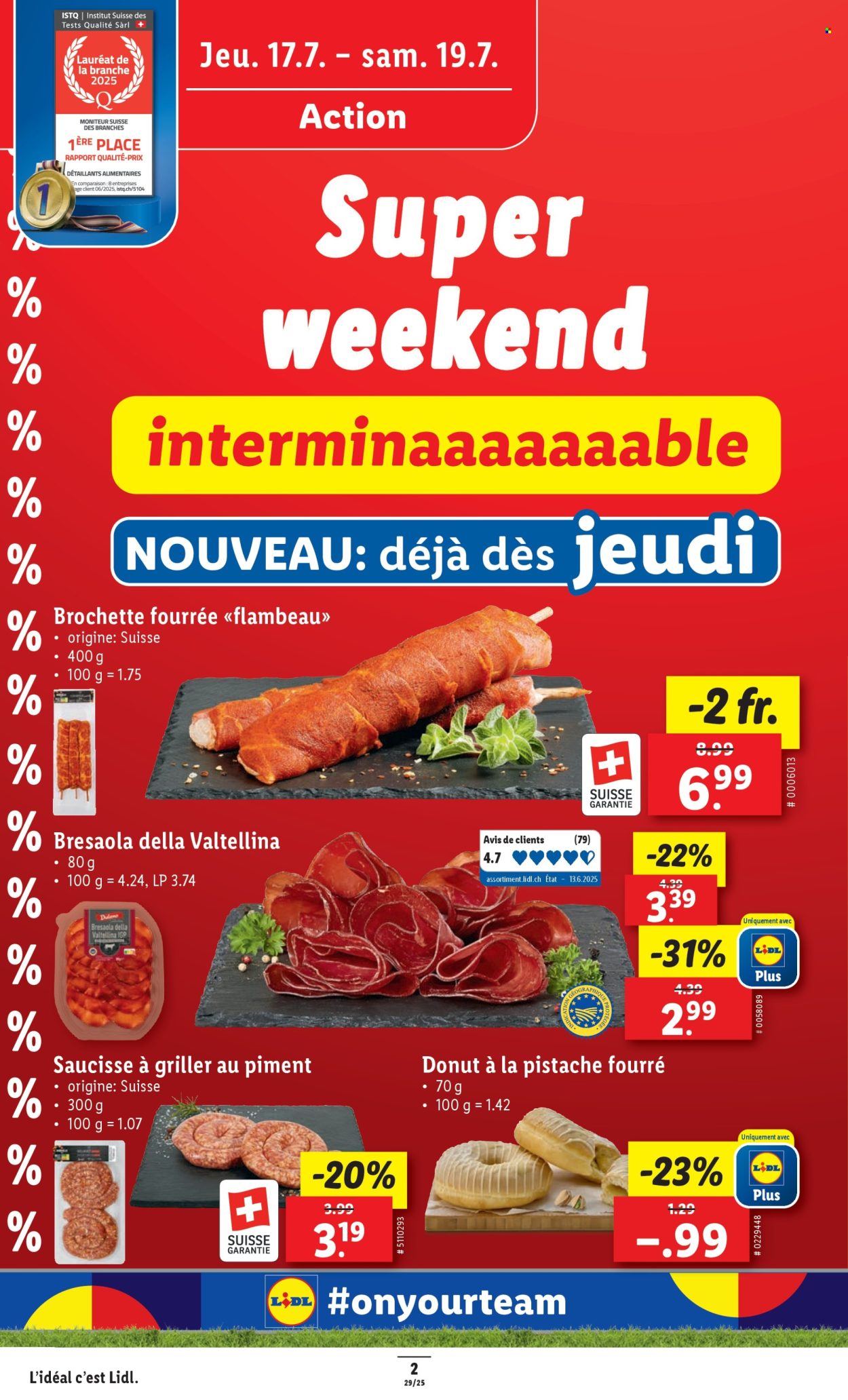 Catalogue Lidl - 17.7.2025 - 23.7.2025. Page 2. Page 2