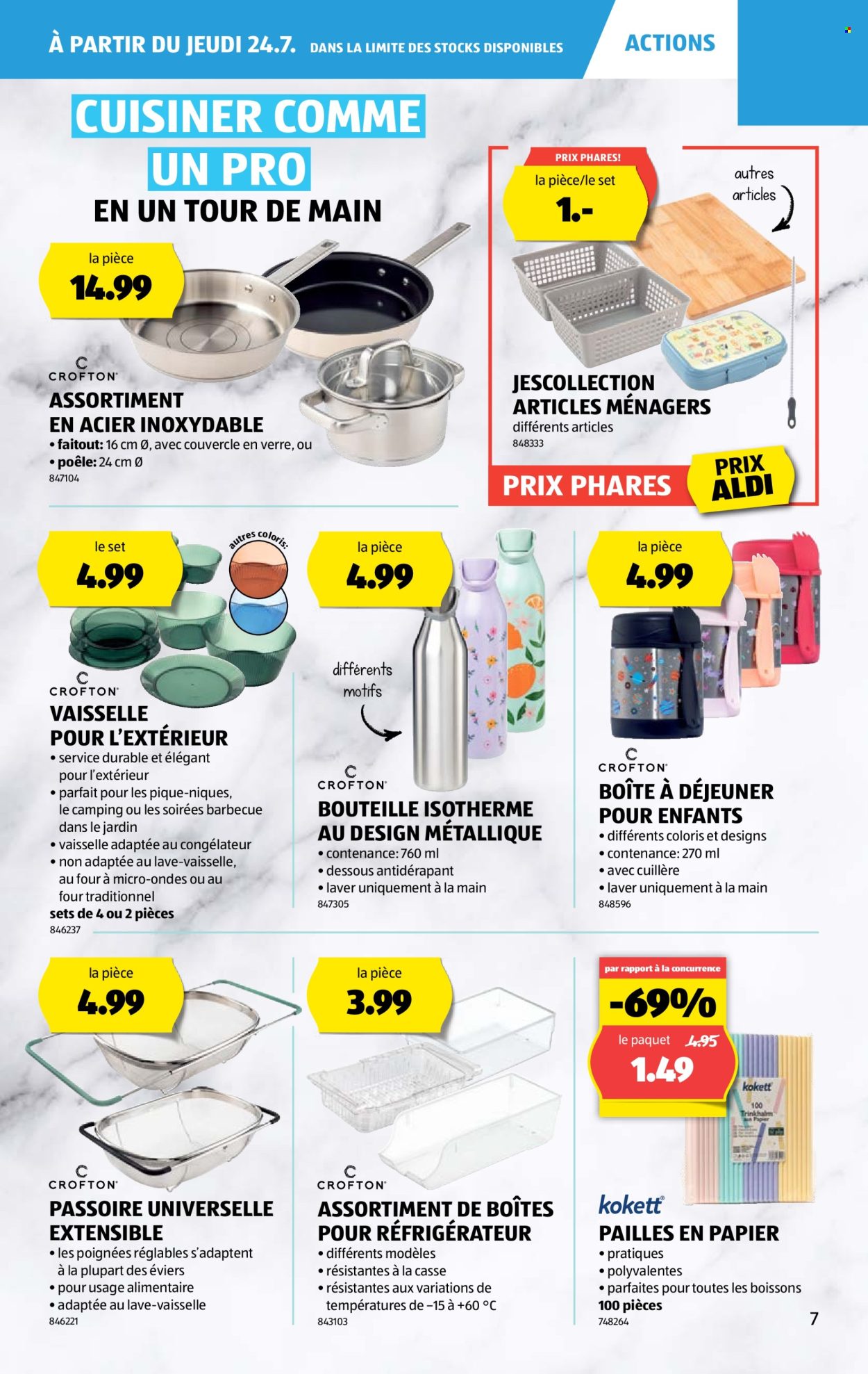Catalogue Aldi - 24.7.2025 - 30.7.2025. Page 7. Page 7