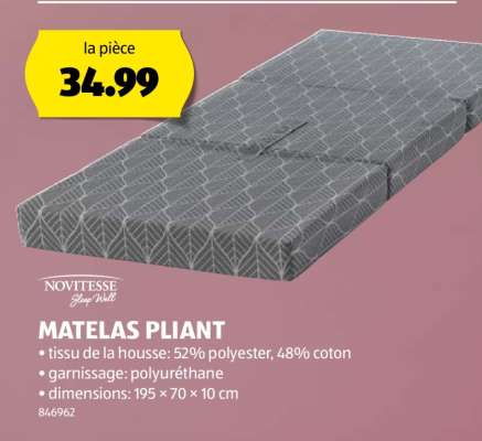 MATELAS PLIANT