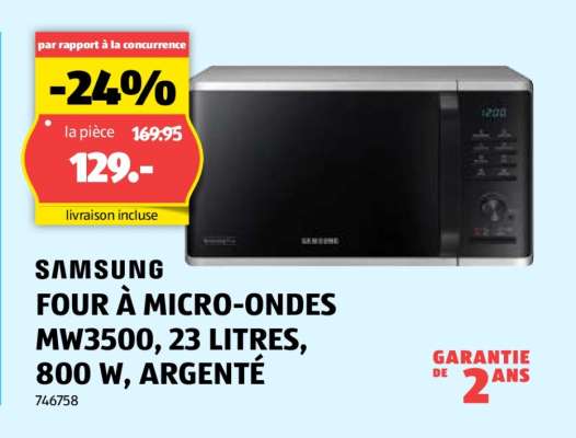 SAMSUNG FOUR À MICRO-ONDES MW3500