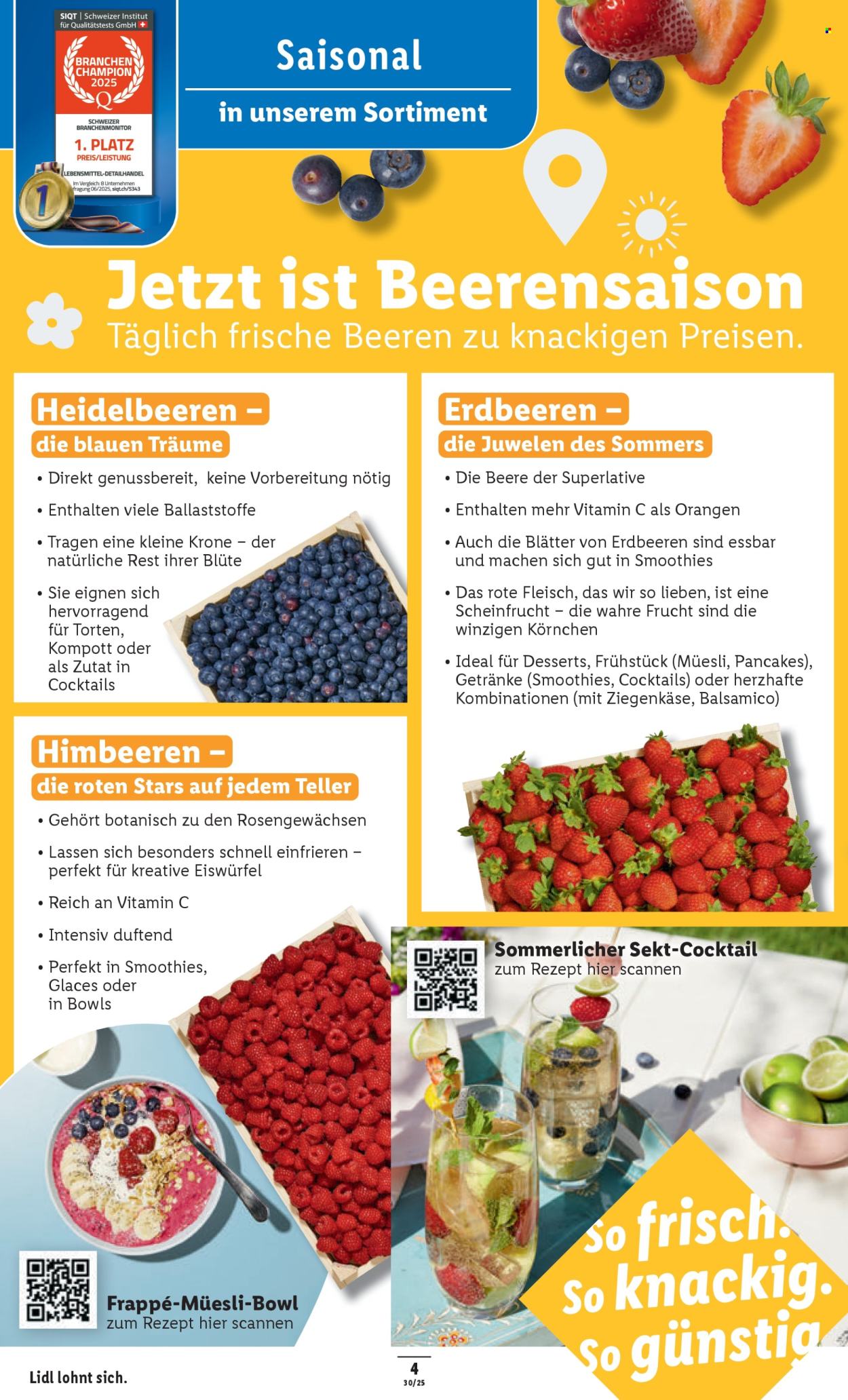 Catalogue Lidl - 24.7.2025 - 30.7.2025. Page 4. Page 4