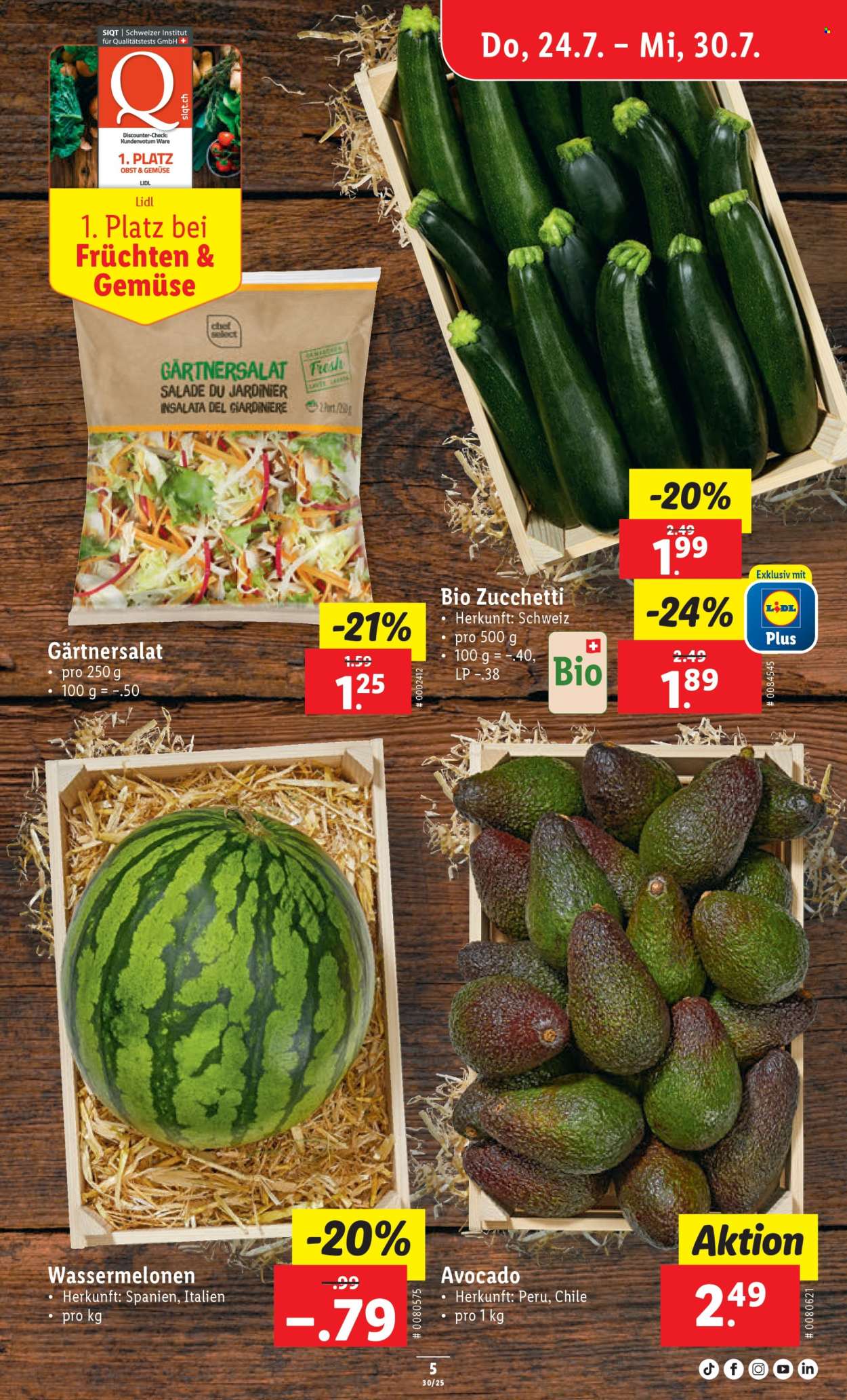 Catalogue Lidl - 24.7.2025 - 30.7.2025. Page 5. Page 5