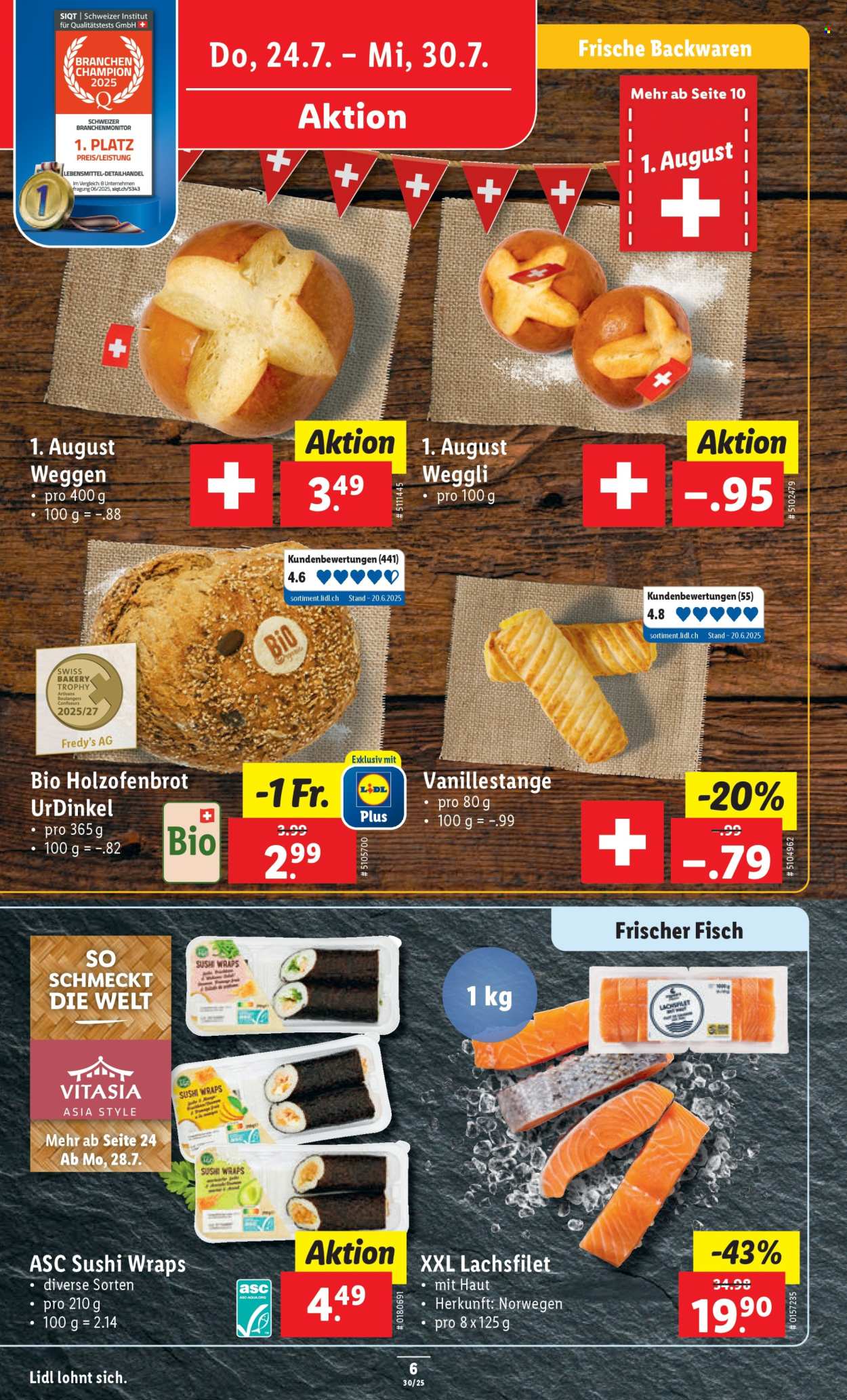 Catalogue Lidl - 24.7.2025 - 30.7.2025. Page 6. Page 6