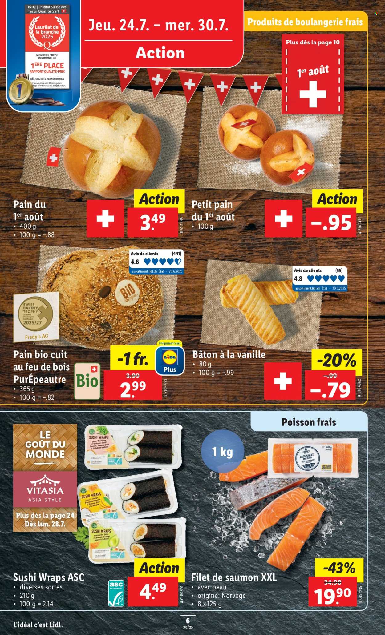 Catalogue Lidl - 24.7.2025 - 30.7.2025. Page 6. Page 6