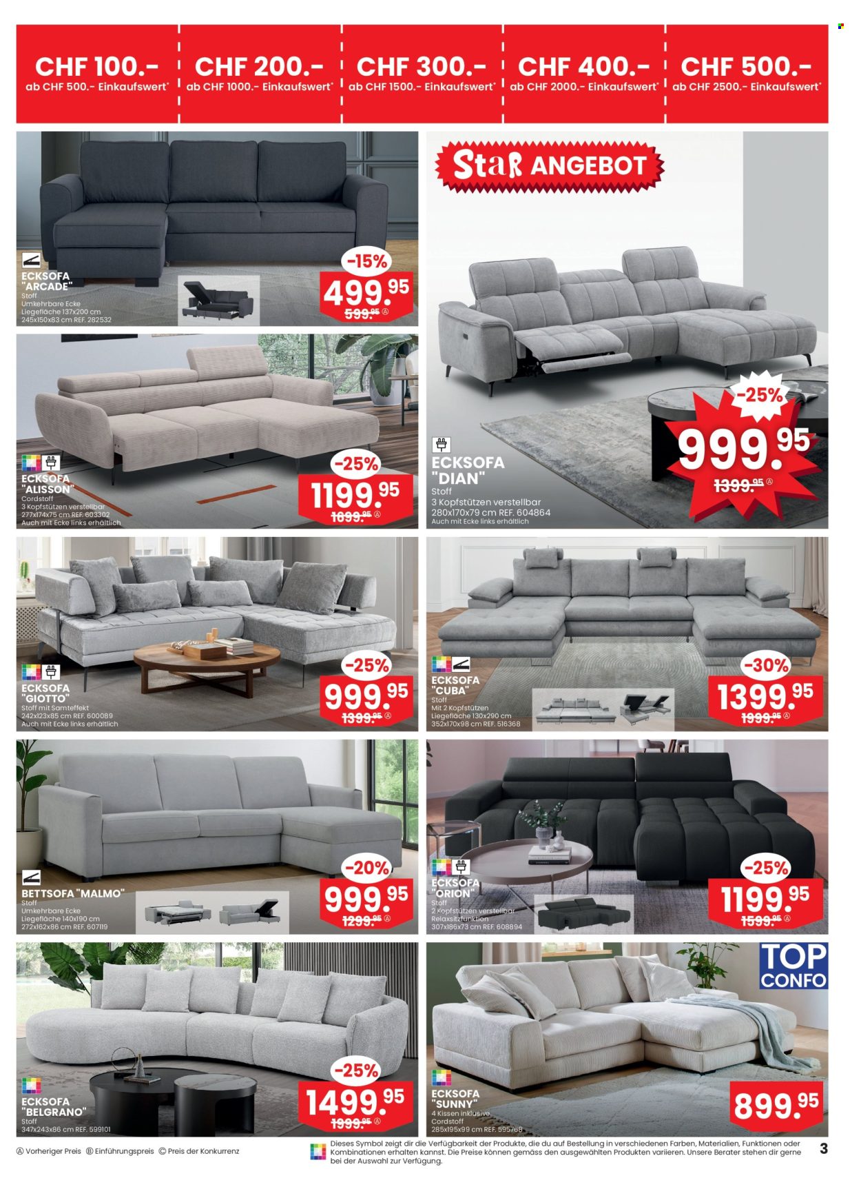 Catalogue Conforama - 23.7.2025 - 5.8.2025. Page 3. Page 3