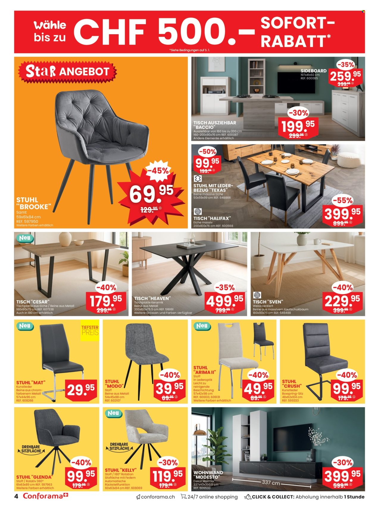 Catalogue Conforama - 23.7.2025 - 5.8.2025. Page 4. Page 4