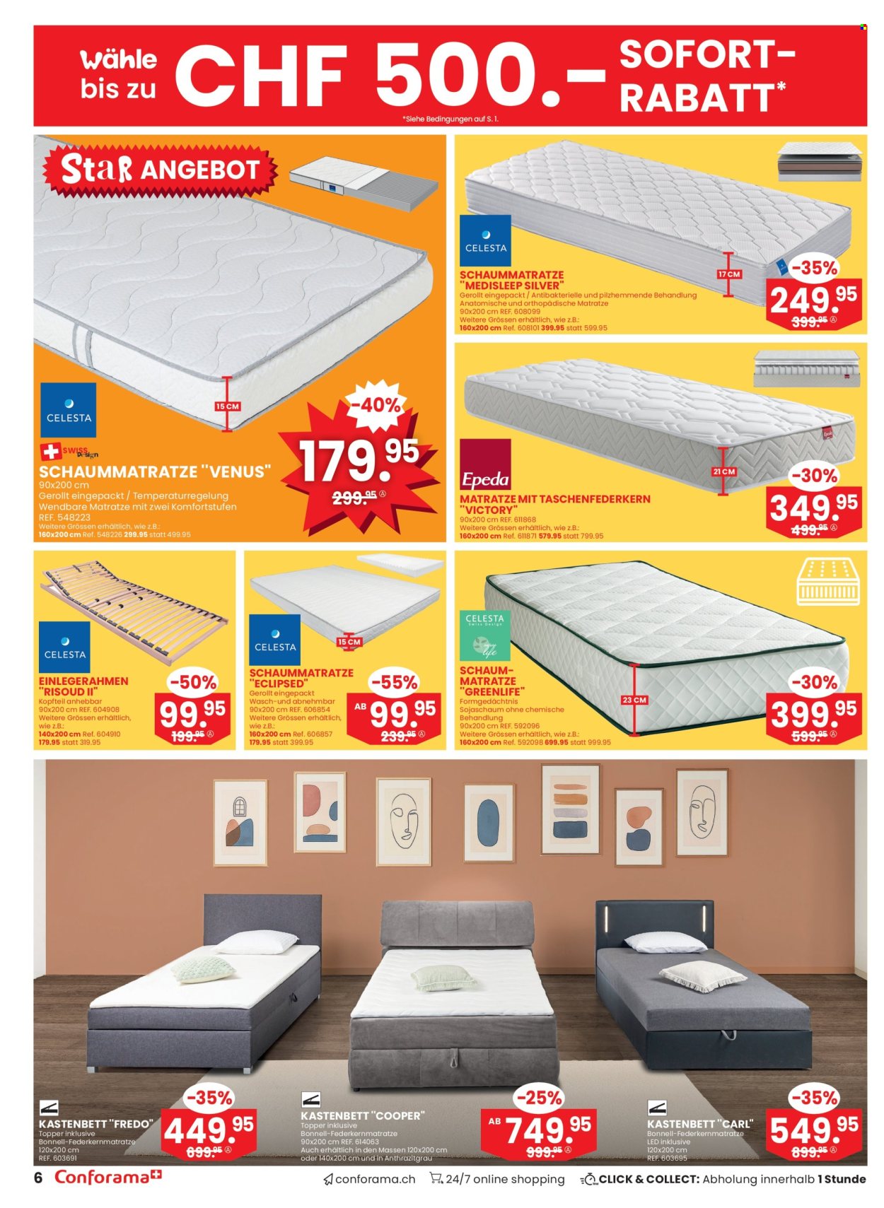 Catalogue Conforama - 23.7.2025 - 5.8.2025. Page 6. Page 6