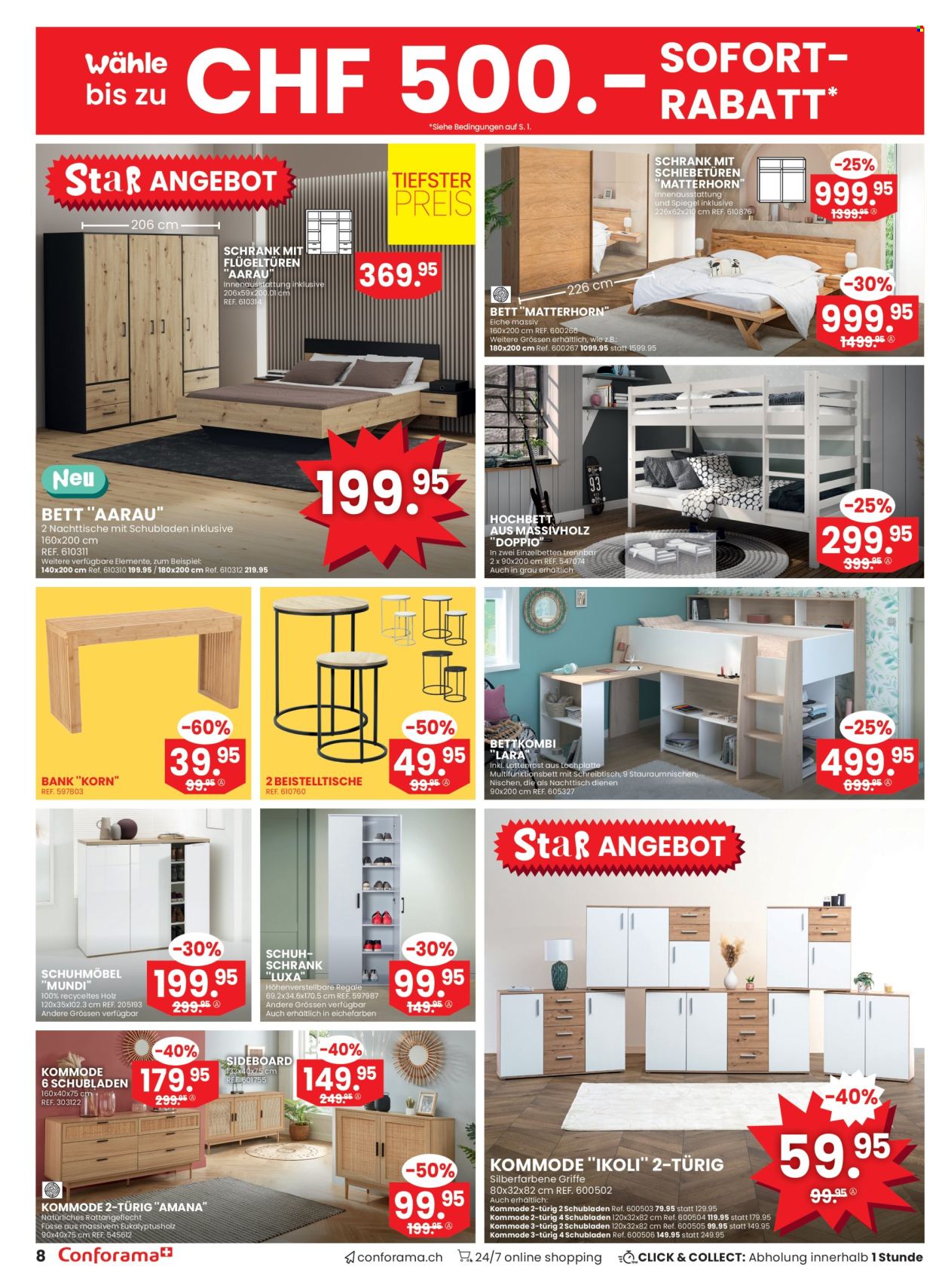 Catalogue Conforama - 23.7.2025 - 5.8.2025. Page 8. Page 8