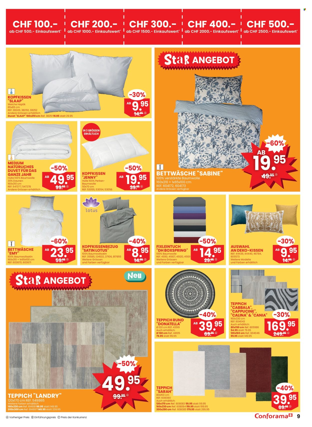 Catalogue Conforama - 23.7.2025 - 5.8.2025. Page 9. Page 9