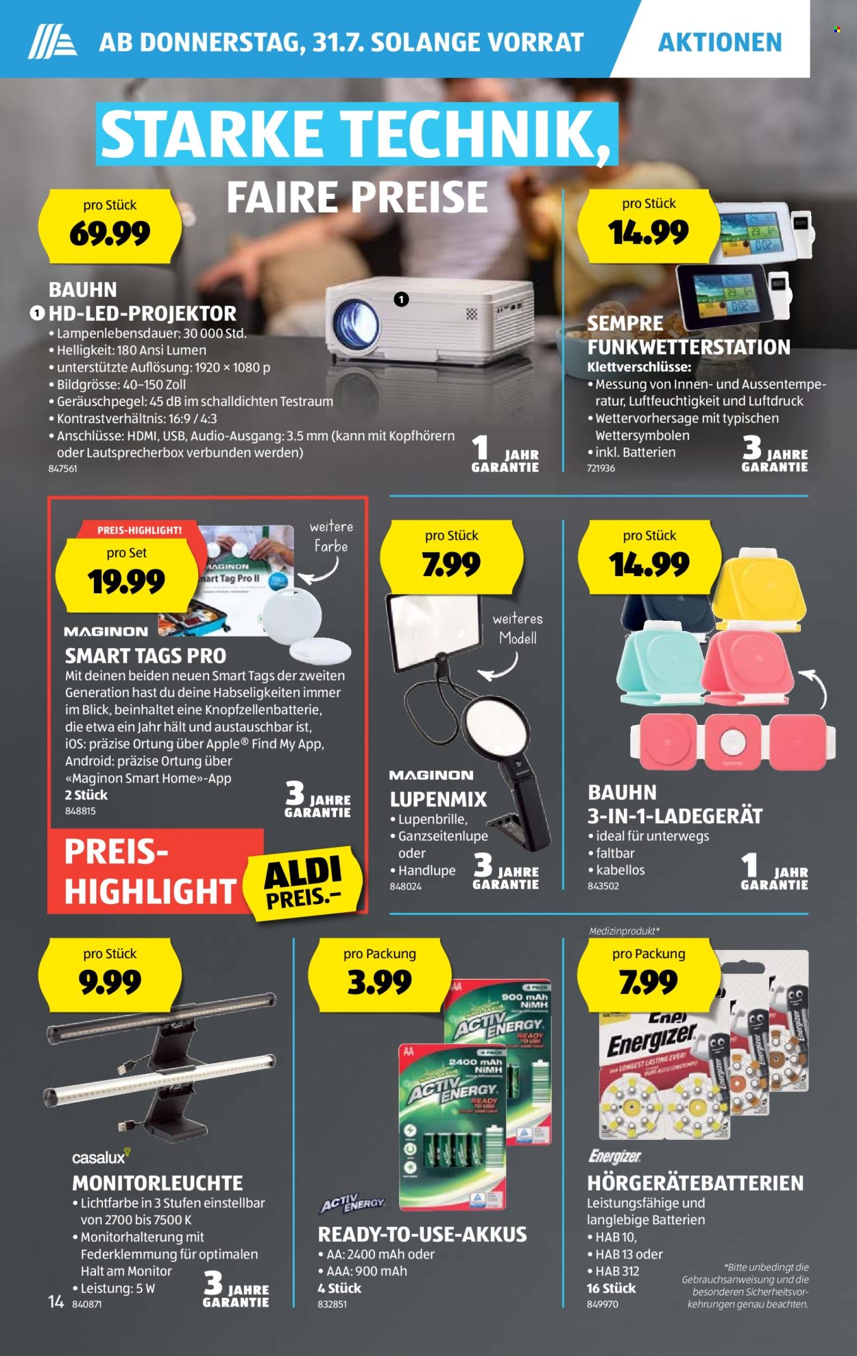 Catalogue Aldi - 31.7.2025 - 6.8.2025. Page 14. Page 14