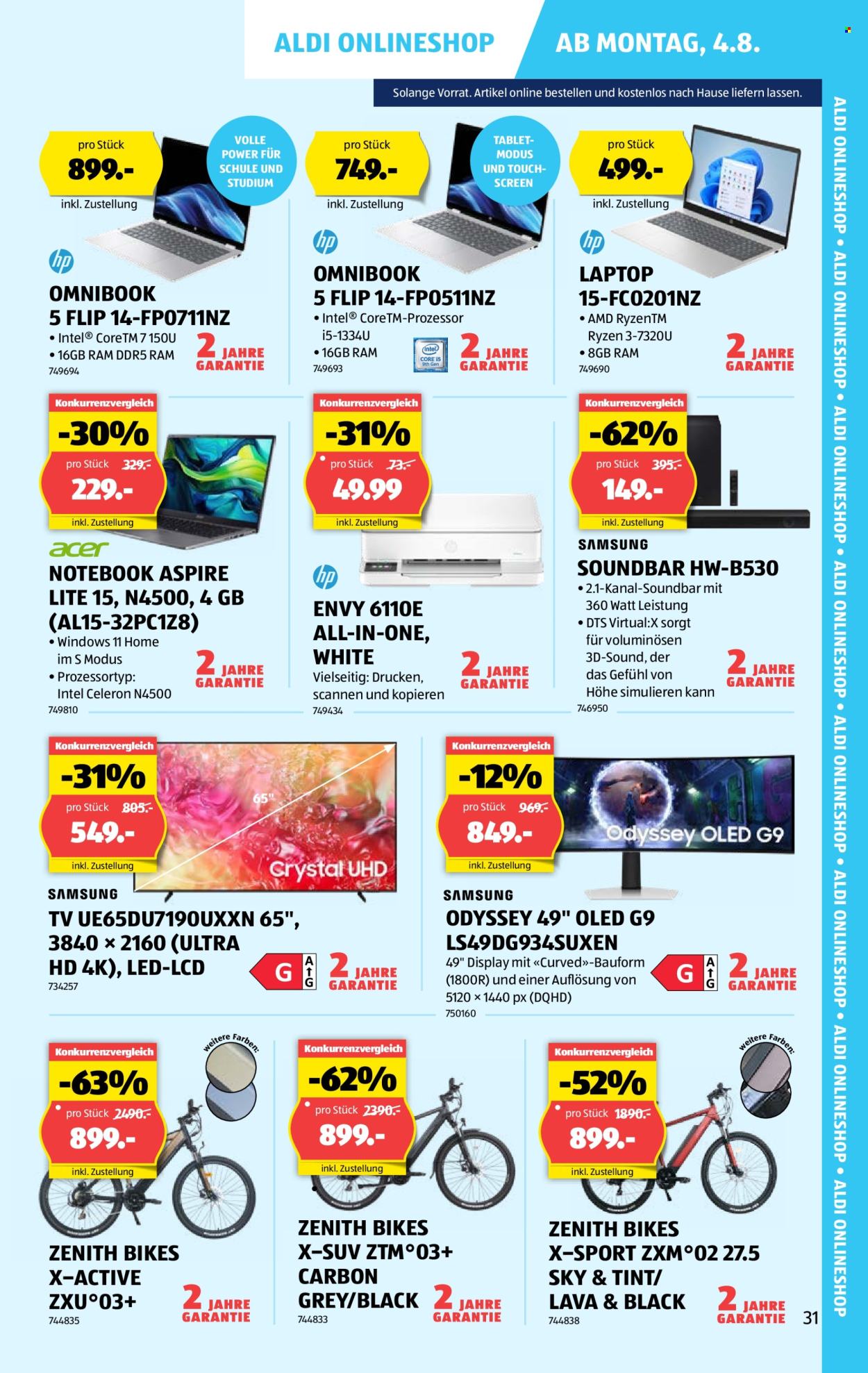 Catalogue Aldi - 31.7.2025 - 6.8.2025. Page 31. Page 31