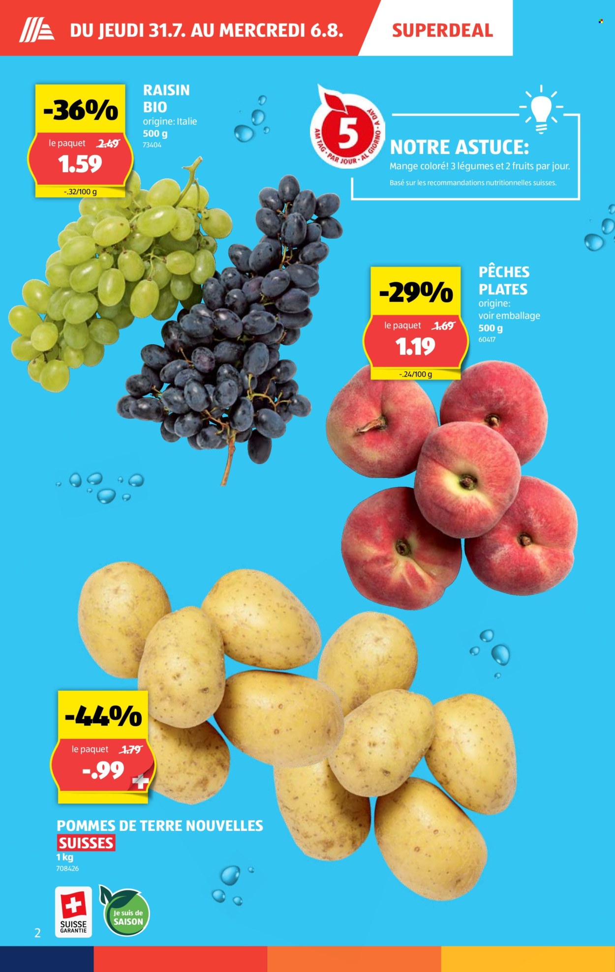 Catalogue Aldi - 31.7.2025 - 6.8.2025. Page 2. Page 2