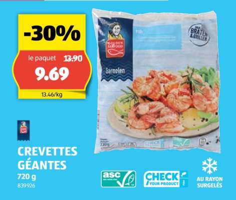 CREVETTES GÉANTES