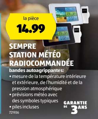 SEMPRE STATION MÉTÉO RADIOCOMMANDÉE