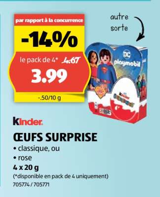 Kinder Œufs Surprise