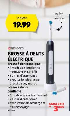 Brosse à dents électrique