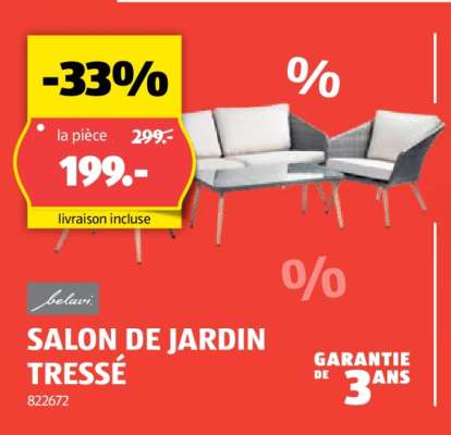 SALON DE JARDIN TRESSÉ