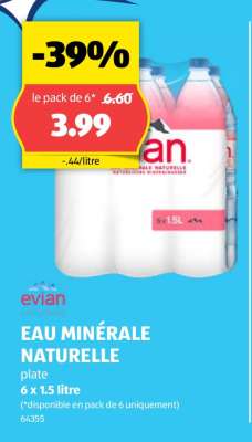 Evian Eau Minérale Naturelle