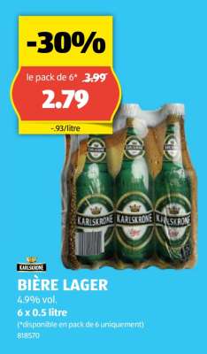 KARLSKRONE BIÈRE LAGER
