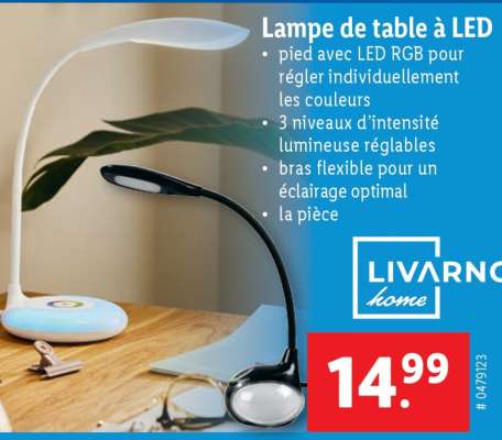 Lampe de table à LED