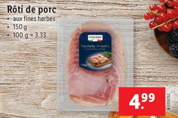 Rôti de porc