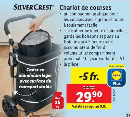 Chariot de courses