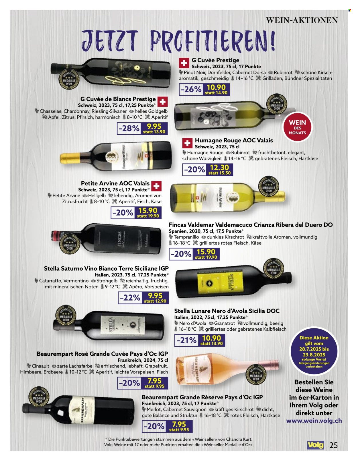 Catalogue Volg - 1.8.2025 - 31.8.2025. Page 25. Page 25