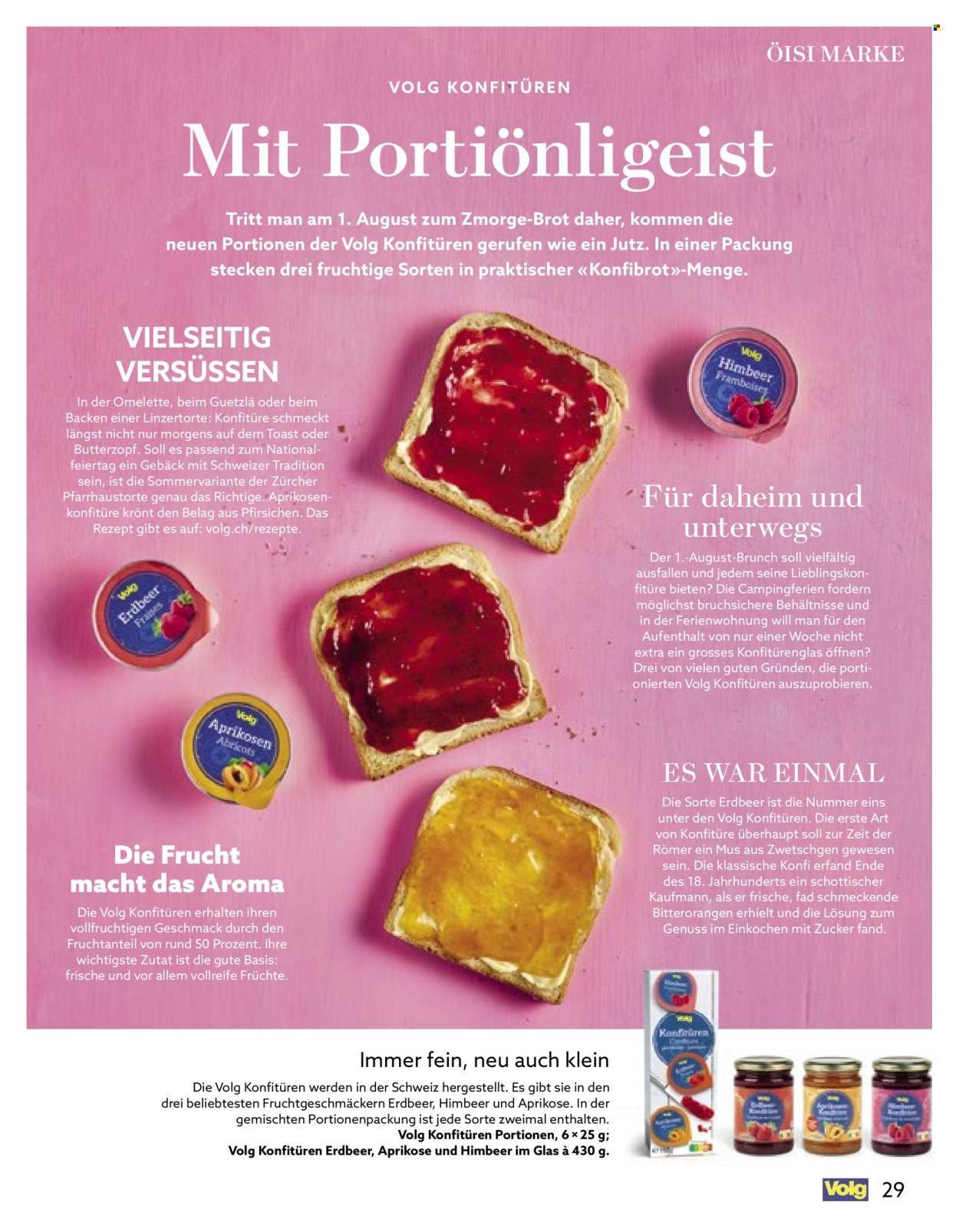 Catalogue Volg - 1.8.2025 - 31.8.2025. Page 29. Page 29
