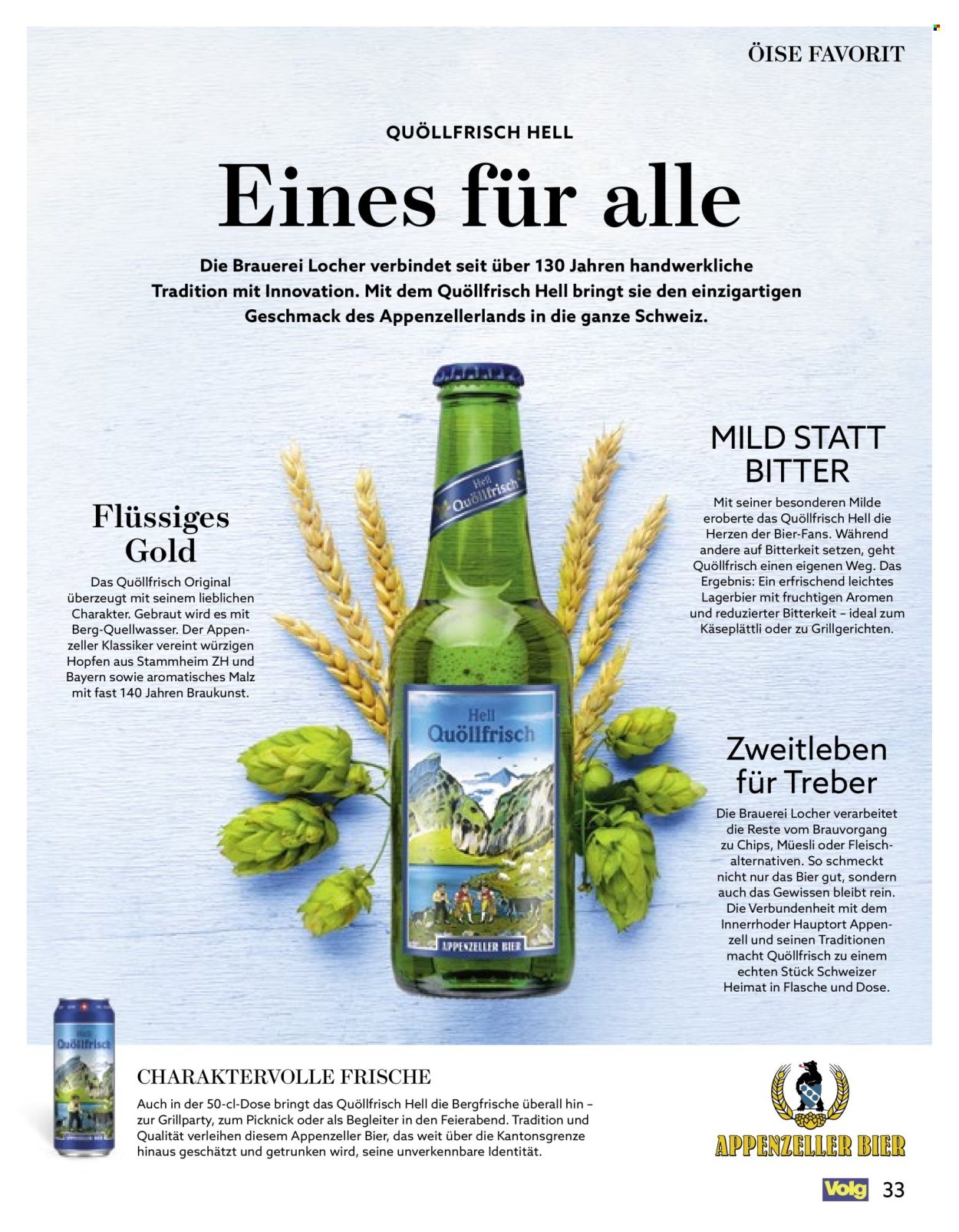 Catalogue Volg - 1.8.2025 - 31.8.2025. Page 33. Page 33