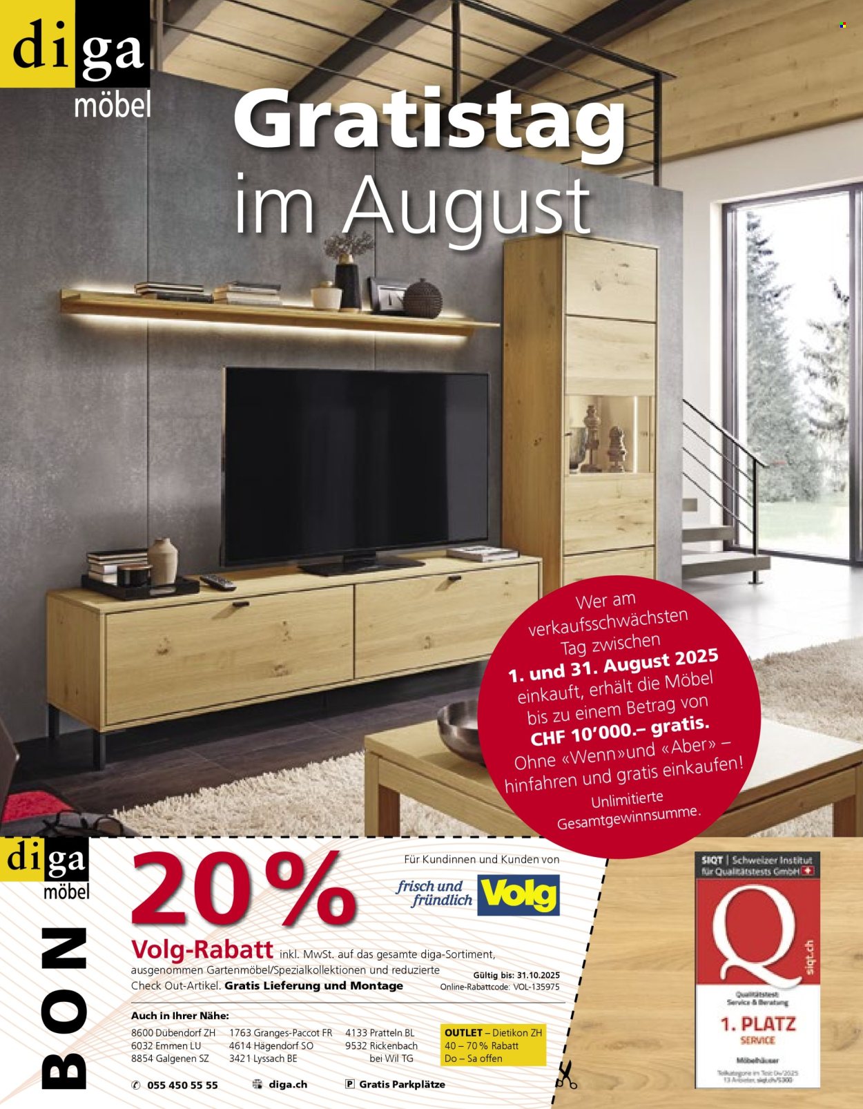 Catalogue Volg - 1.8.2025 - 31.8.2025. Page 62. Page 62