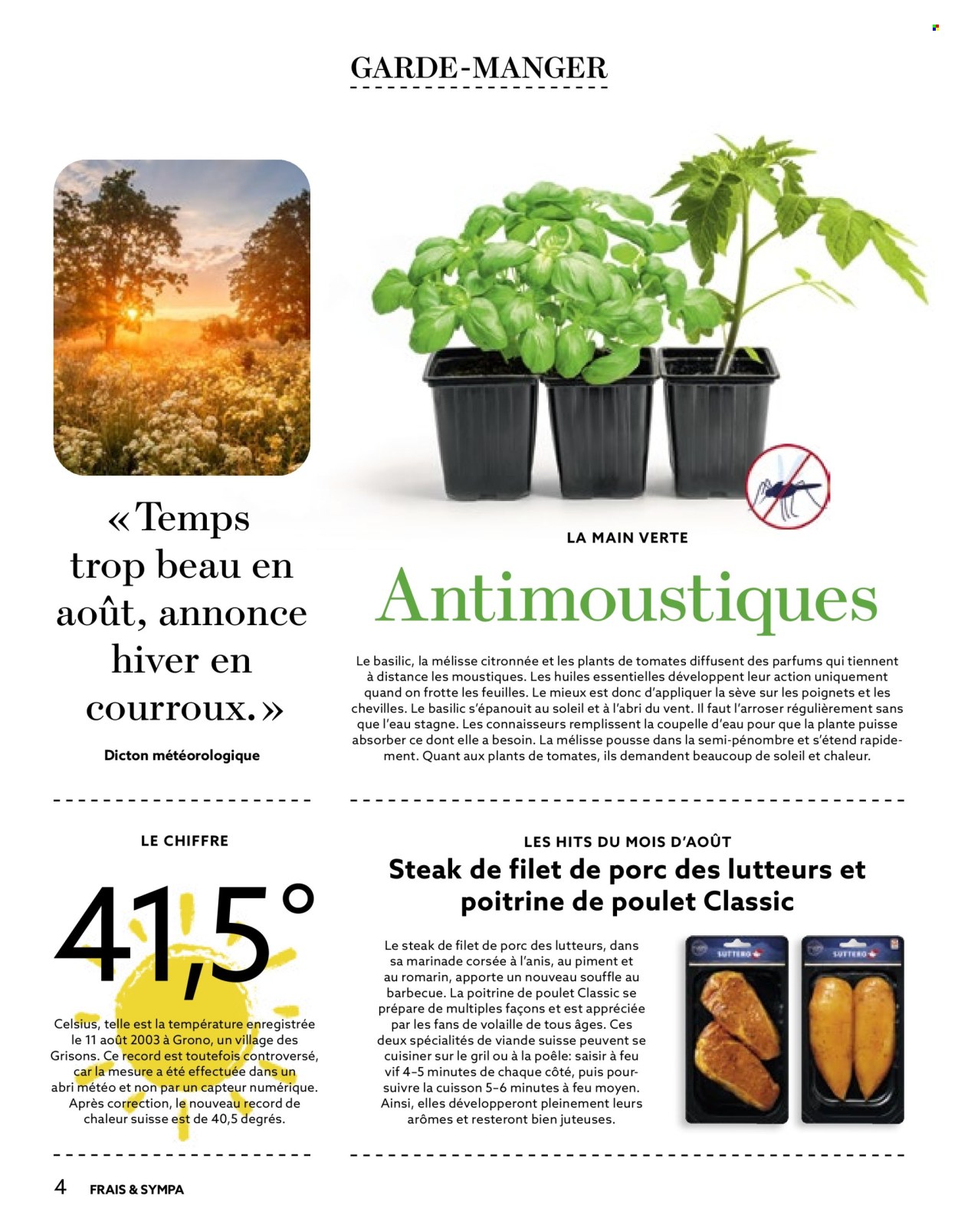 Catalogue Volg - 1.8.2025 - 31.8.2025. Page 4. Page 4