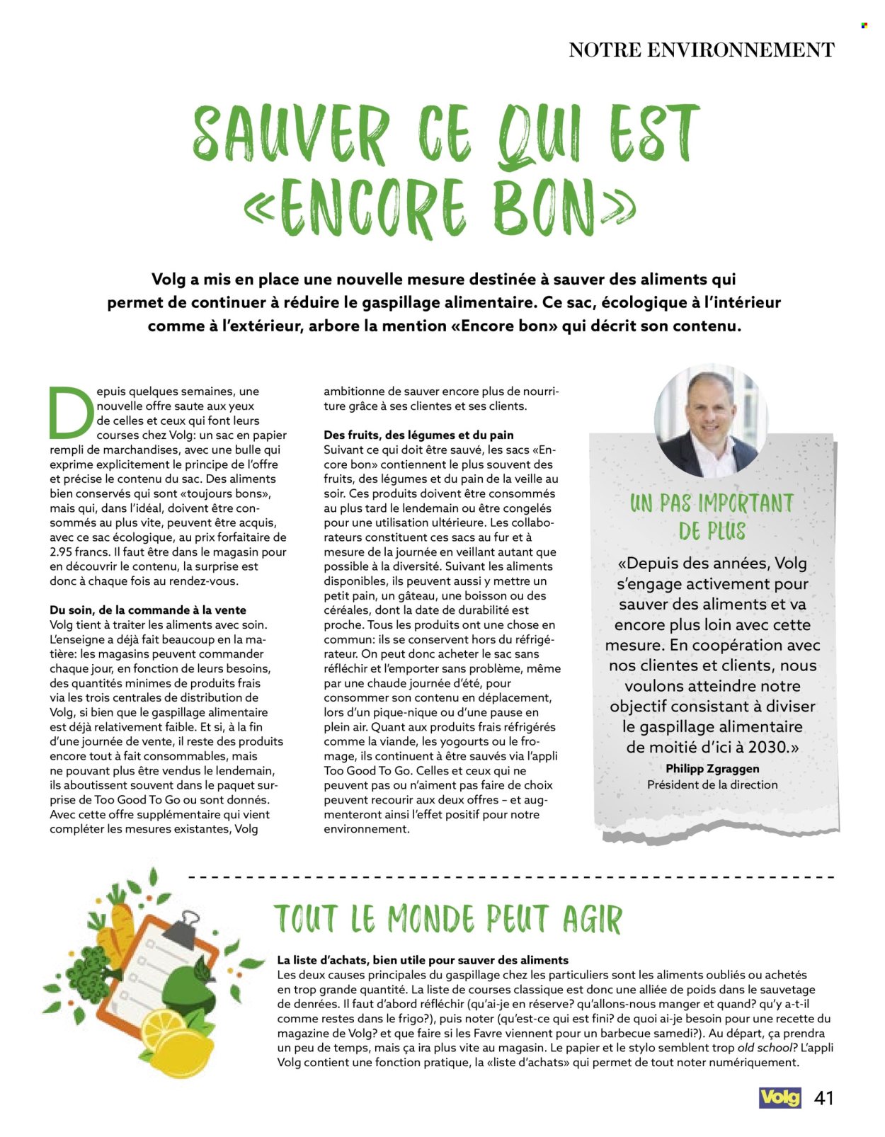 Catalogue Volg - 1.8.2025 - 31.8.2025. Page 41. Page 41