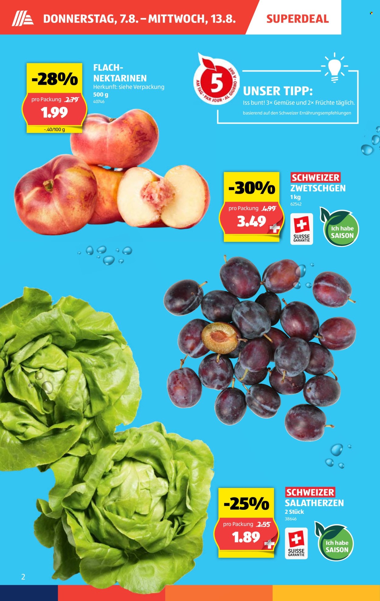 Catalogue Aldi - 7.8.2025 - 13.8.2025. Page 2. Page 2
