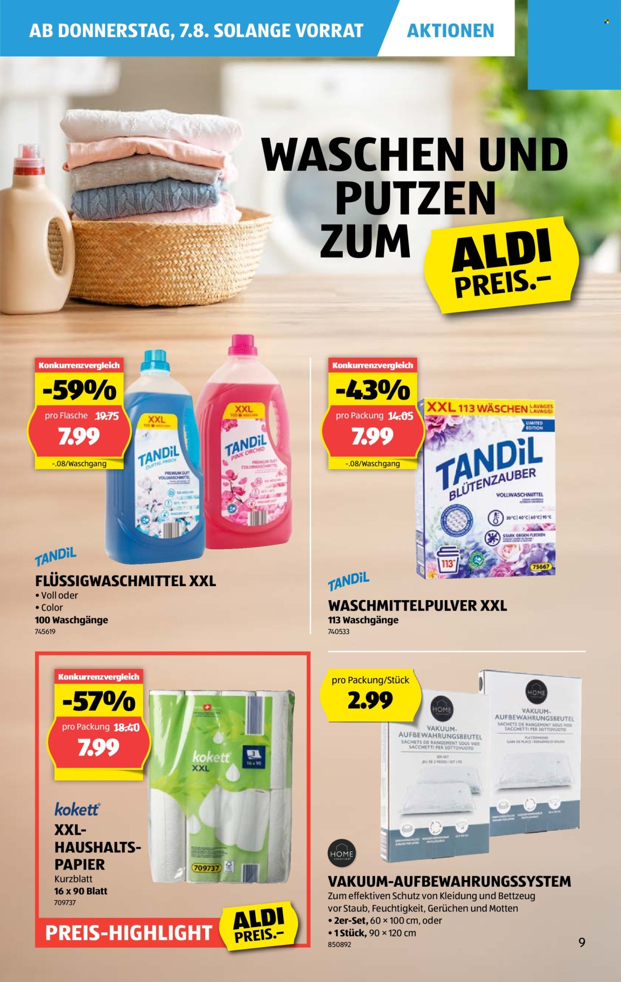 Catalogue Aldi - 7.8.2025 - 13.8.2025. Page 9. Page 9