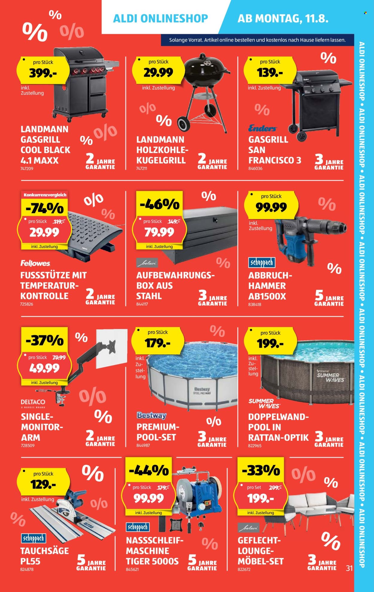 Catalogue Aldi - 7.8.2025 - 13.8.2025. Page 31. Page 31