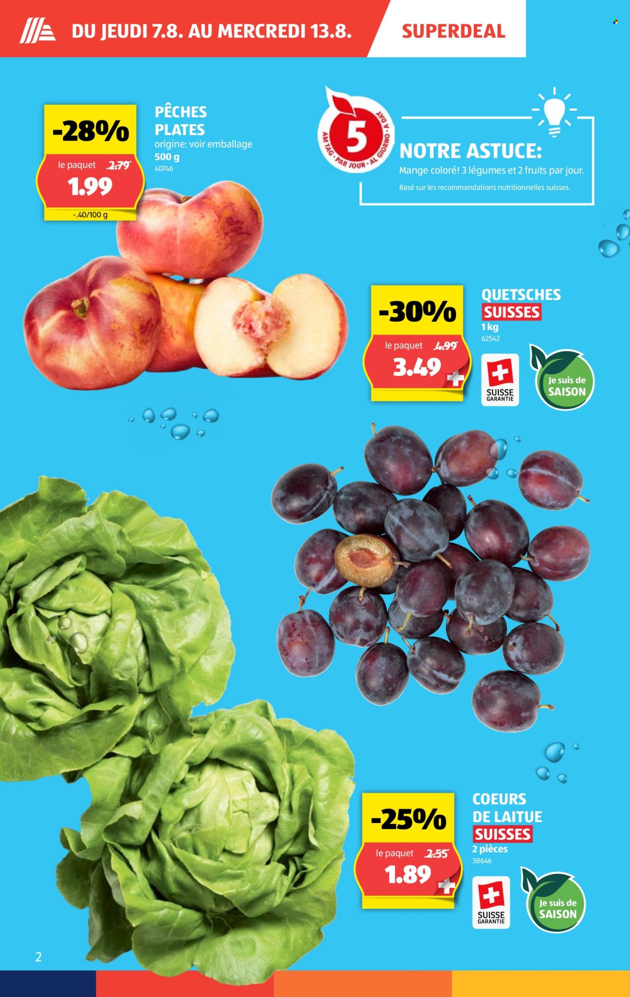 Catalogue Aldi - 7.8.2025 - 13.8.2025. Page 2. Page 2