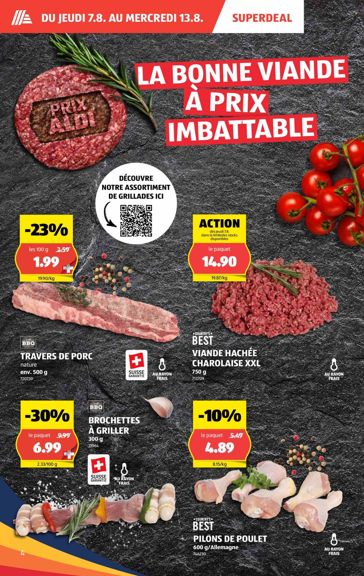 Catalogue Aldi - 7.8.2025 - 13.8.2025. Page 4. Page 4