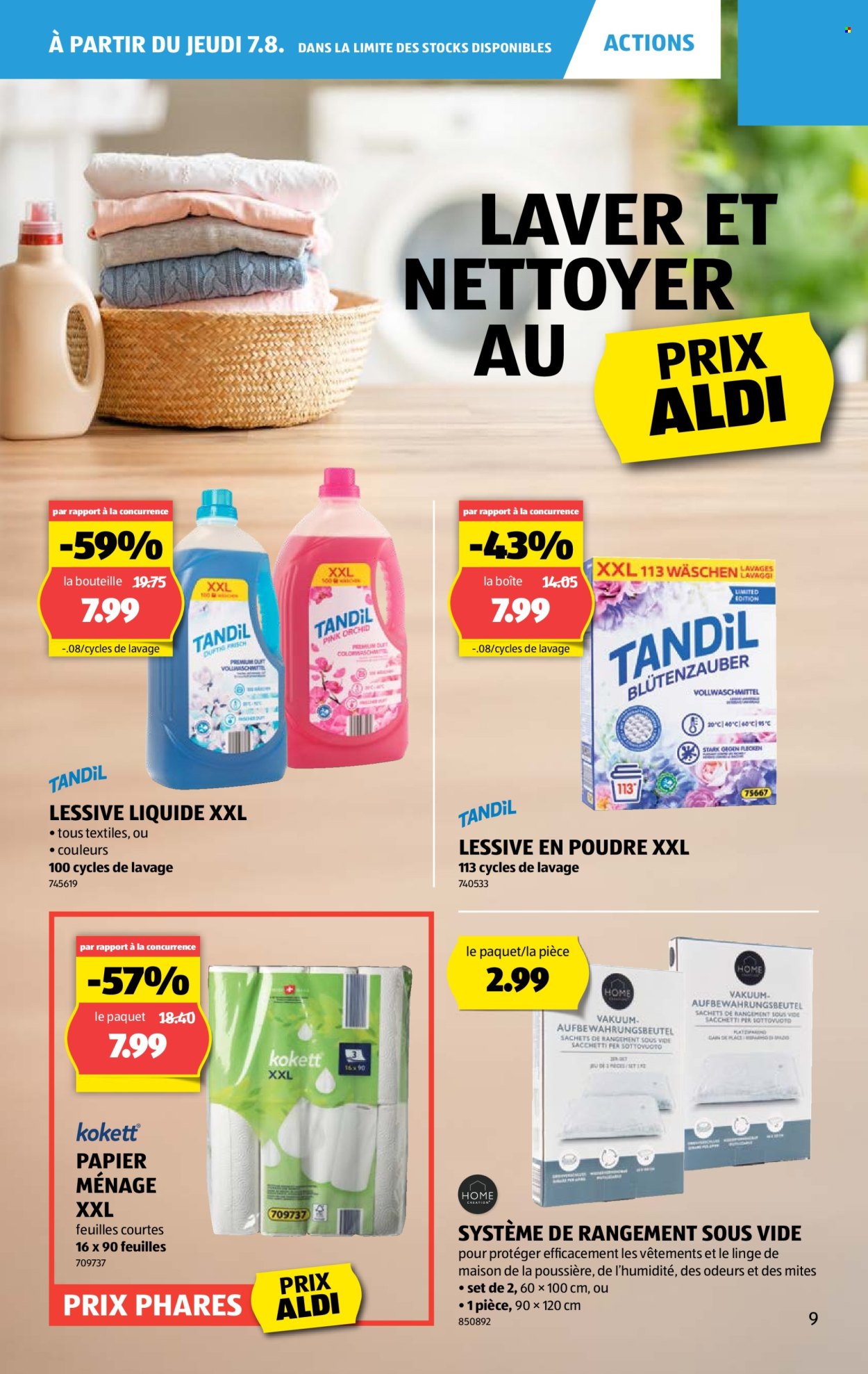 Catalogue Aldi - 7.8.2025 - 13.8.2025. Page 9. Page 9