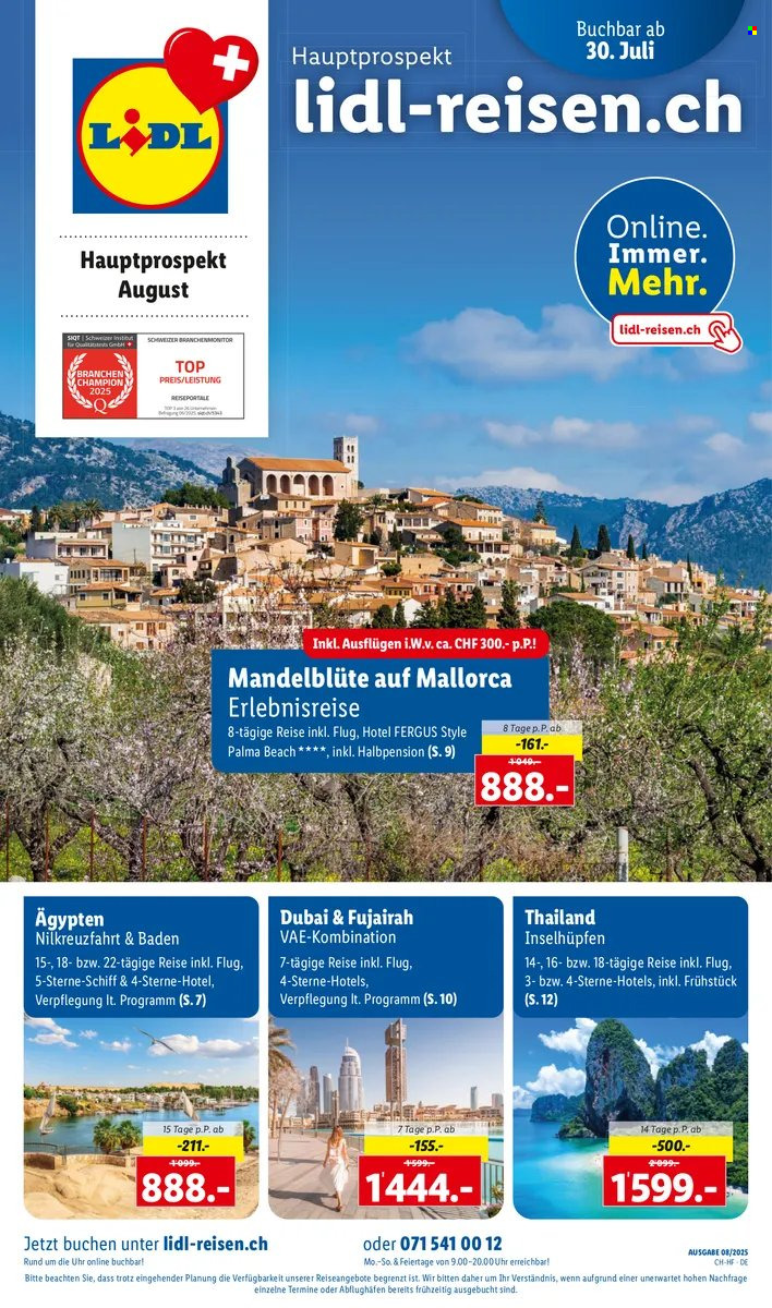 Catalogue Lidl - 30.7.2025 - 31.8.2025. Page 1. Page 1