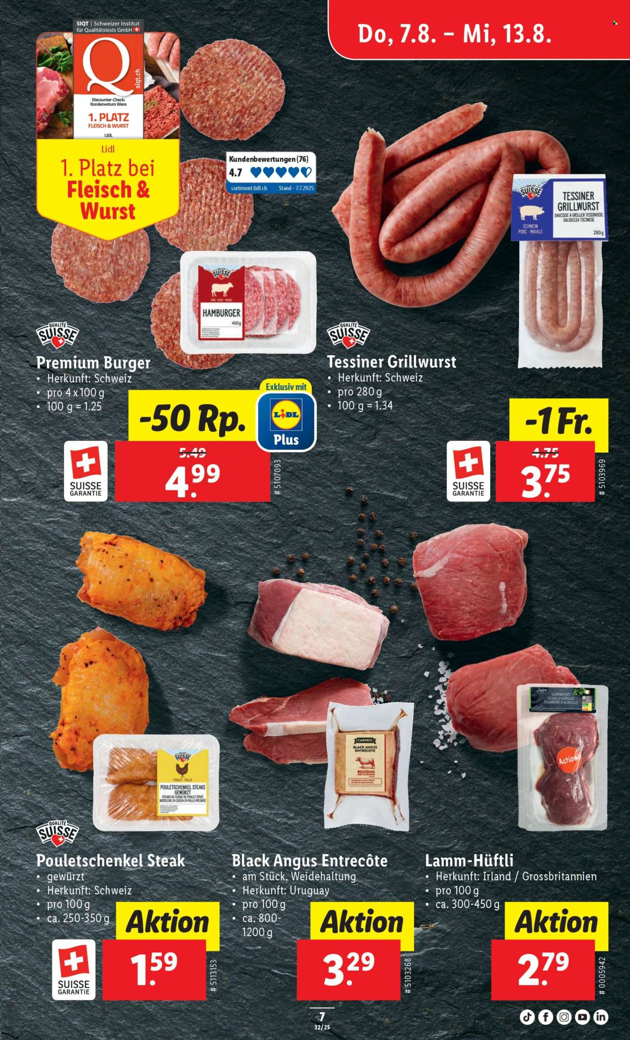 Catalogue Lidl - 7.8.2025 - 13.8.2025. Page 7. Page 7